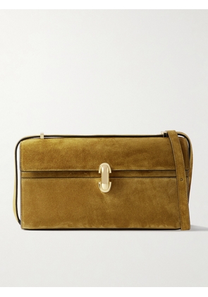 Savette - Symmetry 26 Suede Shoulder Bag - Brown - One size