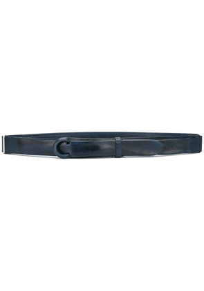 Orciani textured hook style belt - Blue