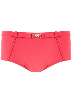 Amir Slama belt detail swim trunks - Pink