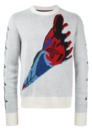 Takahiromiyashita The Soloist crew neck jumper - White