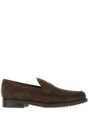 Tod's suede loafers - Brown