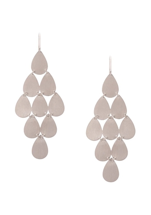 Irene Neuwirth 18kt white gold nine-drop chandelier earrings