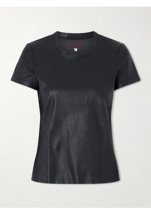 STOULS - Leather T-shirt - Black - xx small,x small,small,medium,large,x large