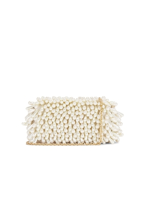Cult Gaia Perla Shoulder Bag in White.