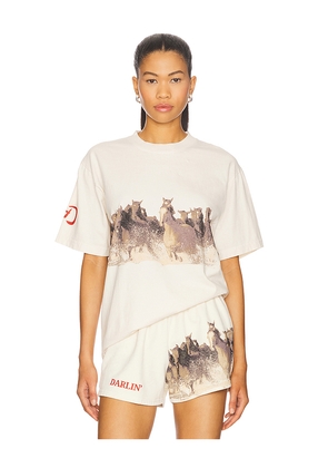 Darlin Wild Top in Cream. Size L. Also in S, XS.