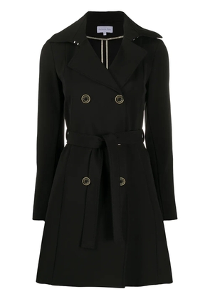 Patrizia Pepe double breasted trench coat - Black