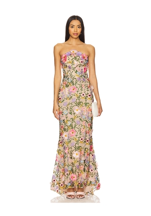 ELLIATT Nydia Gown in Multi. Size L. Also in XS, S, M, XL.
