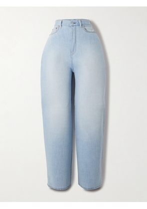Acne Studios - Padded High-rise Wide-leg Jeans - Blue - EU 32,EU 34,EU 36,EU 38,EU 40