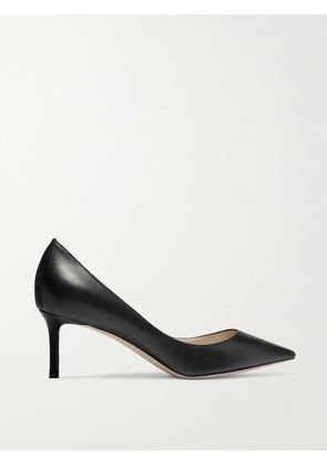 Jimmy Choo - Romy 60 Leather Pumps - Black - IT34,IT34.5,IT35,IT35.5,IT36,IT36.5,IT37,IT37.5,IT38,IT38.5,IT39,IT39.5,IT40,IT40.5,IT41,IT41.5,IT42,IT43