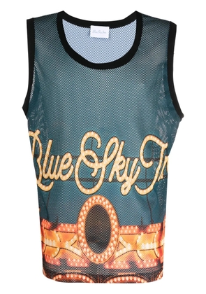 BLUE SKY INN FunPark logo-print tank