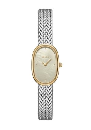 Breda Small Jane Watch in Metallic Silver,Metallic Gold.