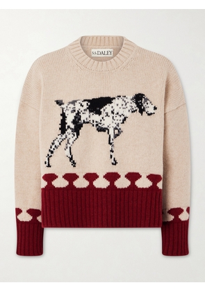 S.S. Daley - Intarsia-knit Wool Sweater - Multi - x small,small,medium,large,x large