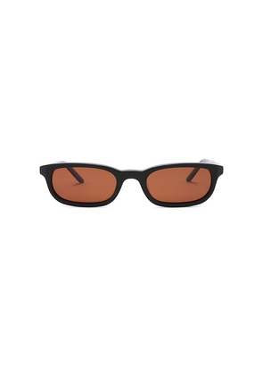 BRU Eyewear Flossie Wayfarer Sunglasses in Brown.