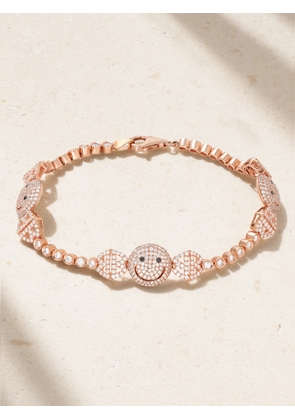 Lorraine Schwartz - 18-karat Rose Gold Diamond Bracelet - One size