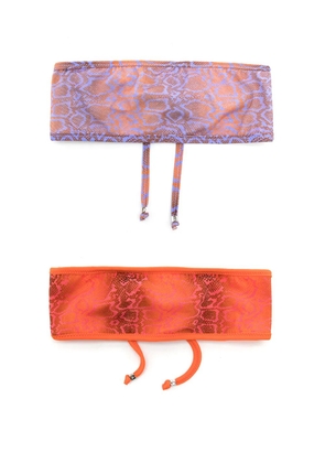 Amir Slama Bijoux pack of 2 headbands - Orange