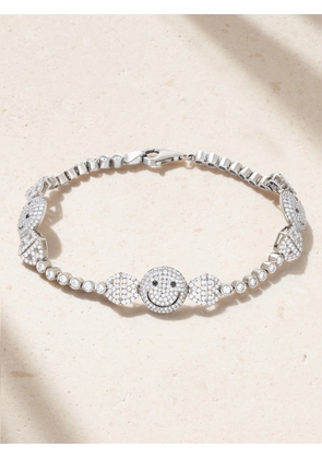 Lorraine Schwartz - 18-karat White Gold Diamond Bracelet - Silver - One size