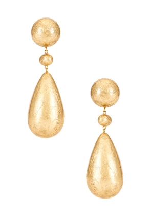 Cult Gaia Eviana Earring in Metallic Gold.