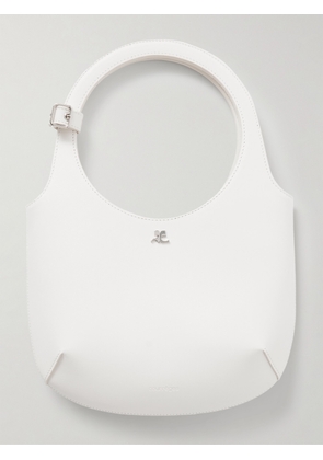 COURREGES - Holy Buckled Leather Tote - White - One size