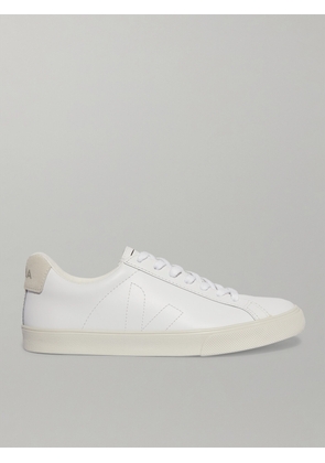 VEJA - + Net Sustain Esplar Suede-trimmed Leather Sneakers - White - IT35,IT36,IT37,IT38,IT39,IT40,IT41,IT42