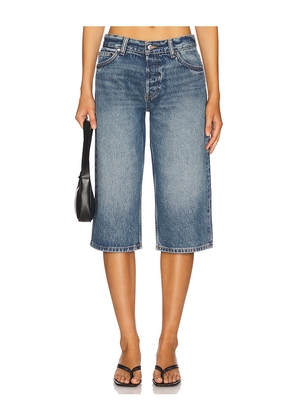 EB Denim Adley Low Rise Loose Capri Jeans in Blue. Size 29. Also in 30.