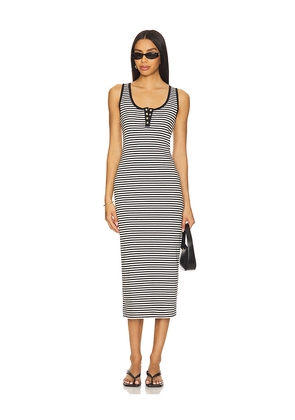 ANINE BING Alessia Tank Midi Dress in Black. Size L. Also in M.