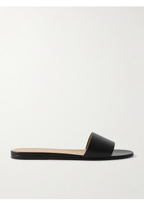 The Row - Signum Leather Slides - Black - IT36,IT36.5,IT37,IT37.5,IT38,IT38.5,IT39,IT39.5,IT40,IT40.5,IT41,IT42