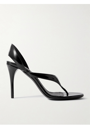 Alaïa - Tong 90 Patent-leather Sandals - Black - IT36,IT37,IT38,IT39,IT40,IT41,IT42