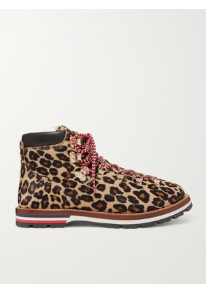 Moncler - Blanche Shearling-lined Calf Hair Ankle Boots - Animal print - IT35,IT36,IT36.5,IT37,IT38,IT39,IT40,IT41,IT42