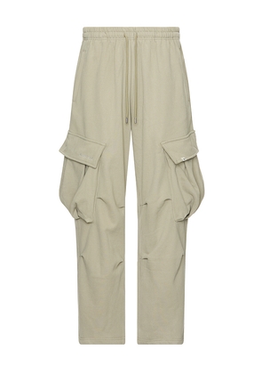 DRMERS CLUB Baggy Cargo Sweats in Beige. Size M. Also in S.