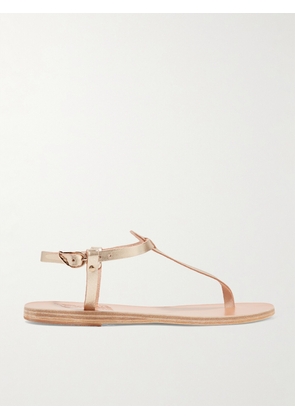 Ancient Greek Sandals - Lito Metallic Leather Sandals - Gold - IT35,IT36,IT37,IT38,IT39,IT40,IT41,IT42