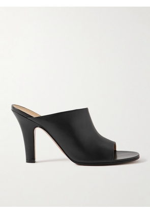 The Row - Signum Leather Mules - Black - IT36,IT36.5,IT37,IT37.5,IT38,IT38.5,IT39,IT39.5,IT40,IT40.5,IT41