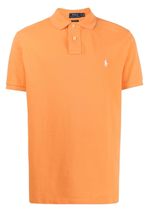 Polo Ralph Lauren piqué embroidered polo shirt - Orange