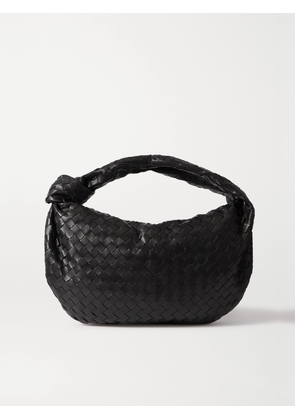 Bottega Veneta - Jodie Knotted Intrecciato Leather Tote - Black - One size