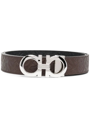 Ferragamo logo-plaque belt - Brown