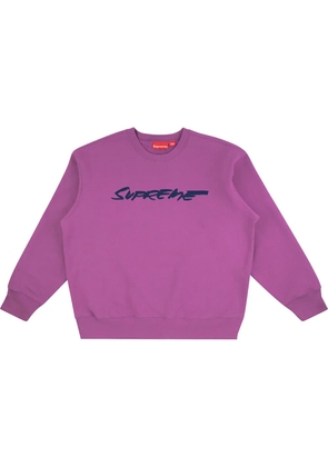 Supreme Futura-logo crew-neck sweatshirt 'FW 20' - Purple