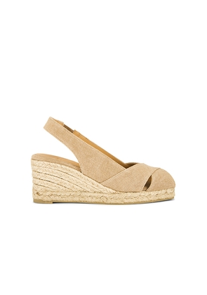 Castaner Diana Espadrille in Tan. Size 37. Also in 38.