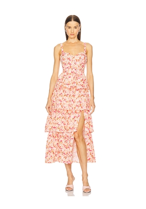 ASTR the Label Midsummer Dress in Pink. Size L. Also in M, S, XS.