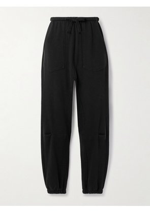 Nili Lotan - Dulce Cotton-jersey Track Pants - Black - x small,small,medium,large,x large