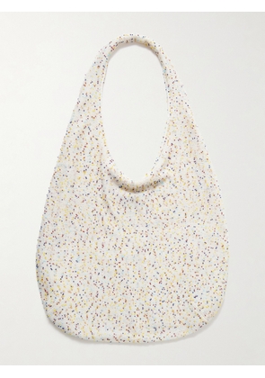 Gabriela Hearst - Manasa Bead-embellished Cashmere Shoulder Bag - Ivory - One size