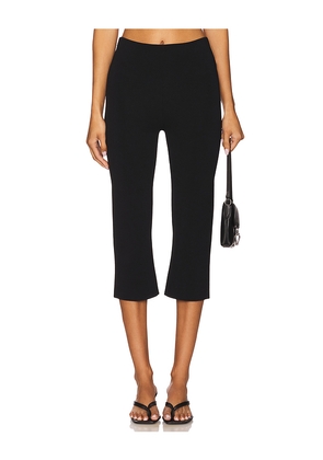 EAVES Janith Capri Pant in Black. Size L. Also in M, S, XL, XS, XXS.