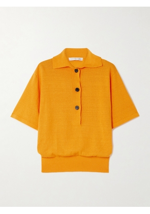 Christopher Esber - Knitted Polo Shirt - Orange - xx small,x small,small,medium,large