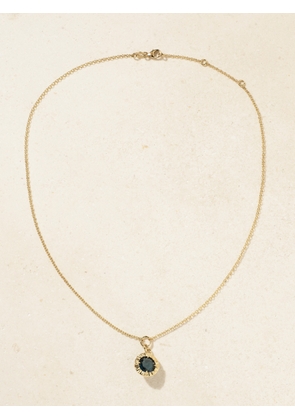 FoundRae - Internal Compass Belcher Chain 18-karat Gold Topaz Necklace - One size