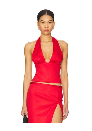 BUCI April Top in Red. Size L. Also in XS, S, M, XL.