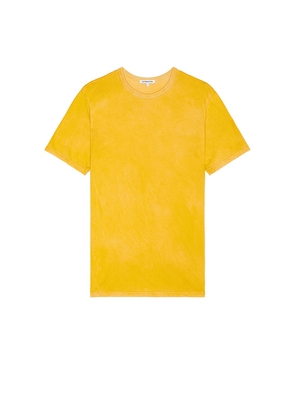 COTTON CITIZEN Classic Crewneck Tee in Mustard. Size L. Also in S.