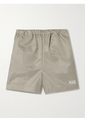 Sporty & Rich - Shell Shorts - Neutrals - x small,small,medium,large,x large