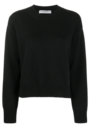 Valentino Garavani crew-neck cashmere jumper - Black