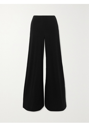 Norma Kamali - Elephant Stretch-jersey Wide-leg Pants - Black - x small,small,medium,large,x large