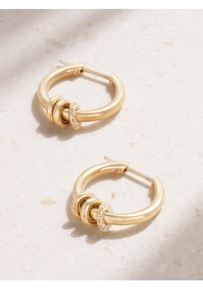 Spinelli Kilcollin - Ara 18-karat Gold Diamond Hoop Earrings - One size
