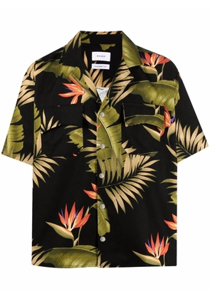 RHUDE Snap 'Green' shirt - Black