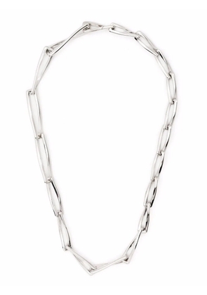 Missoma graduated chunky twisted link necklace - Silver